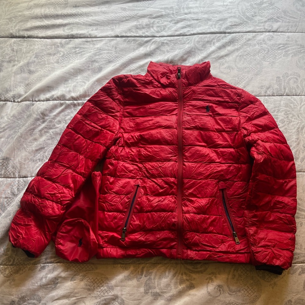 Boys packable Ralph Lauren Jacket.